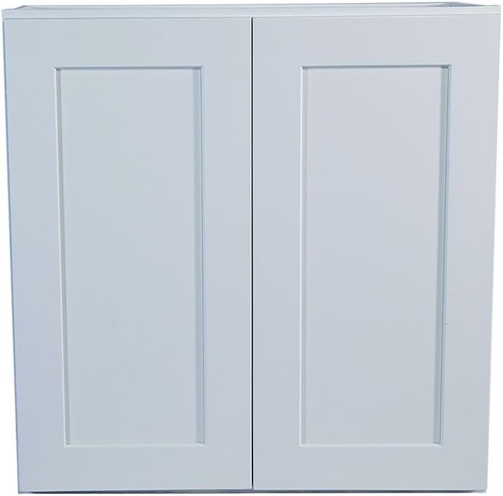 Design House 543132 Brookings Unassembled RTA (Ready-to-Assemble) Shaker Style Wall Kitchen Cabinet, 24x36x12, White