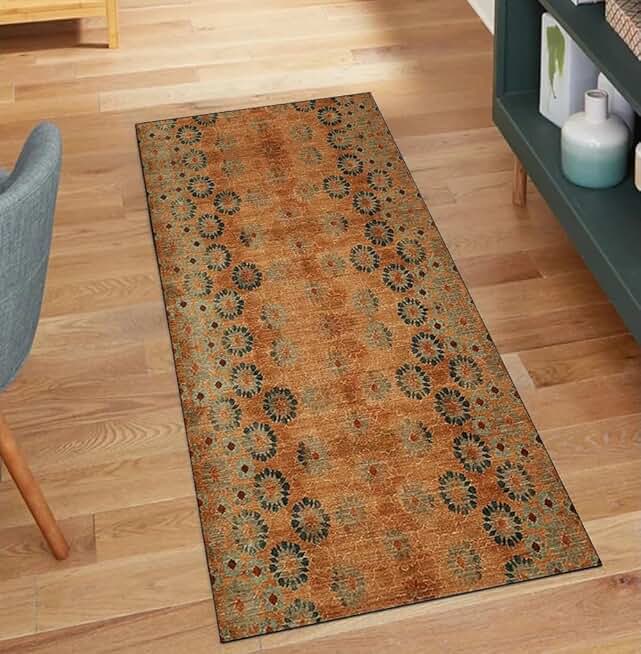 Runner Rugs for Hallway Kitchen Brown 3'7