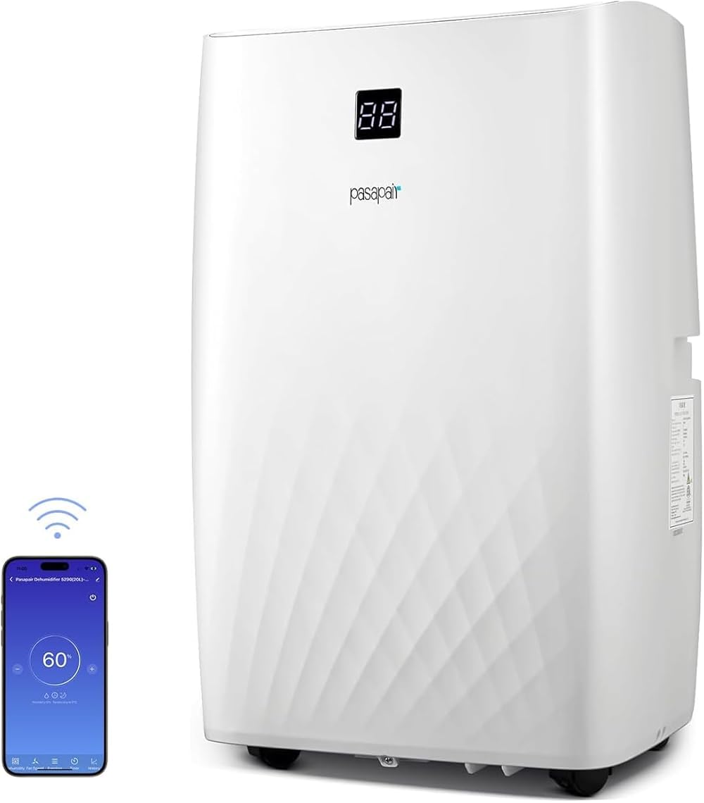 Voice-Enabled Portable Air Conditioner – Pasapair 14000 BTU Portable AC for Room with APP - 4-in1 AC Unit with Auto Swing & Window Kit included