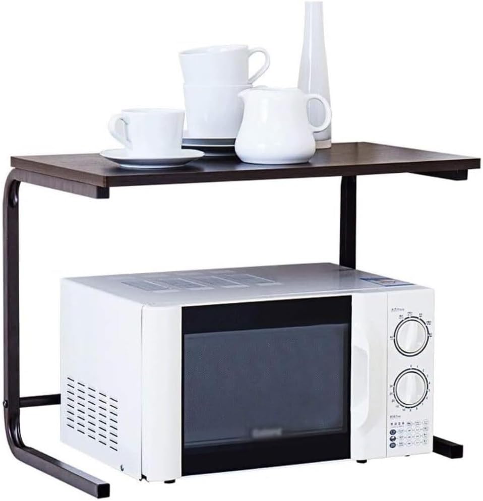 Microwave Shelf Microwave Stand Arched Microwave Oven Rack Kitchen Storage Holder Kitchen Storage Rack Kitchen Shelves Kitchen Storage Rack (A)