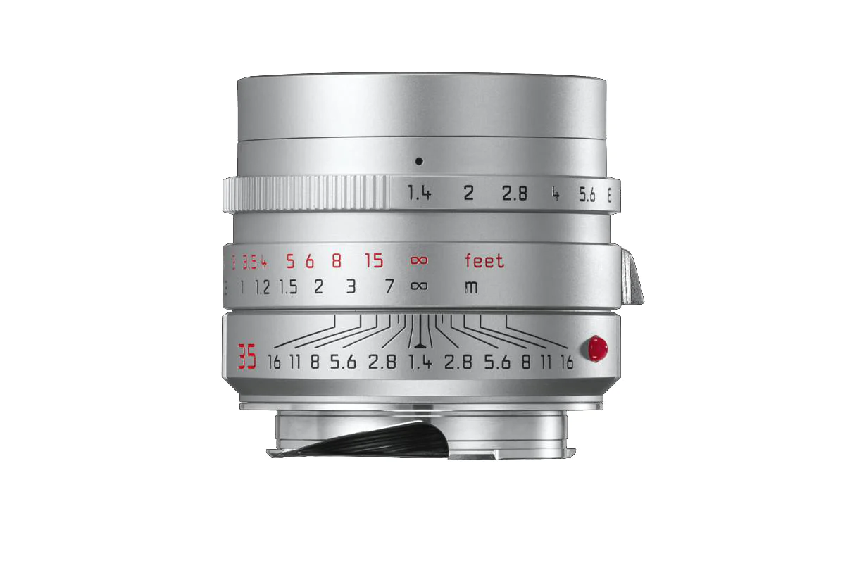 Leica 35mm f/1.4 ASPH Summilux-M Lens (Silver Anodized)