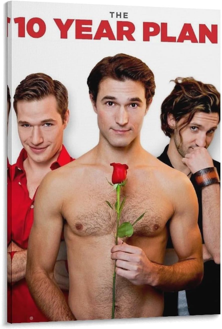 The 10 Year Plan Funny Metal Tin Sign Vintage Black Wall Art Decoration Living Room Bathroom Kitchen Poster Poster Decorative Painting Canvas Wall Art Living Room Posters Bedroom Painting 24x36inch(60