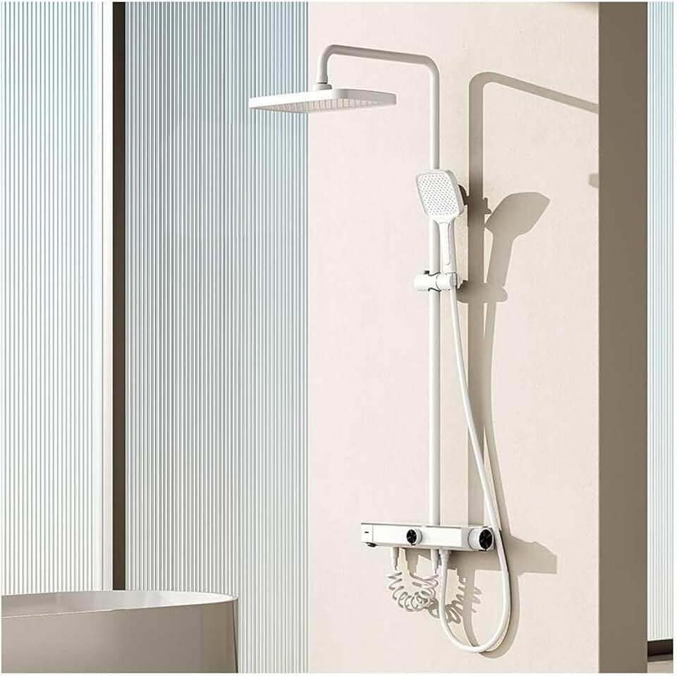 Shower Faucets Sets, Rain Shower Head with Handheld Spray, Shower System, Bathroom Rain Shower Combo Set, 4-Function Outdoor Shower Kit with Tub Spout and Bidet Sprayer, Shower Sets