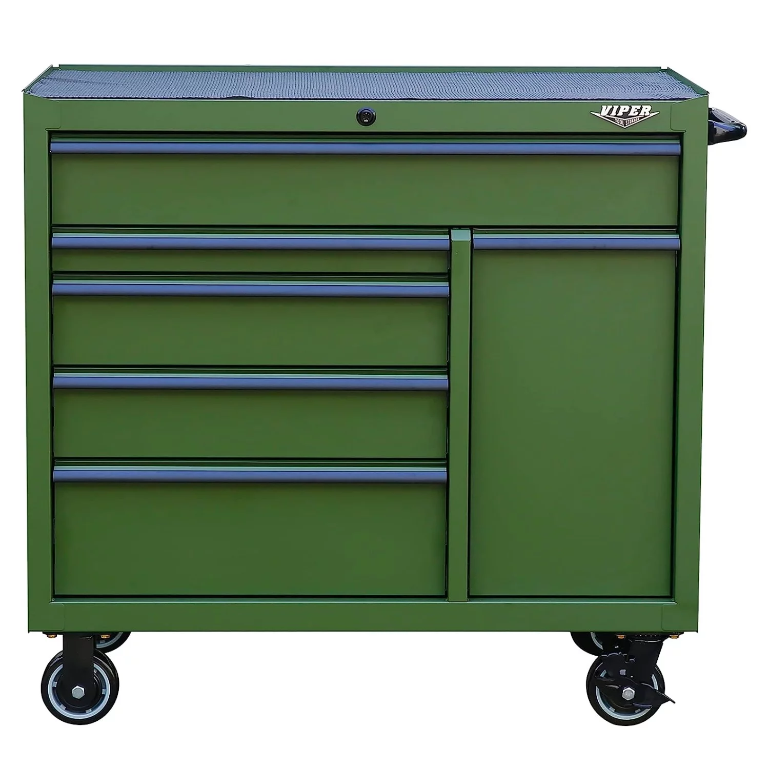 Viper Tool Storage V4106ARGR Viper Tool Storage 41-Inch 6-Drawer Steel Rolling Cabinet, Army Green