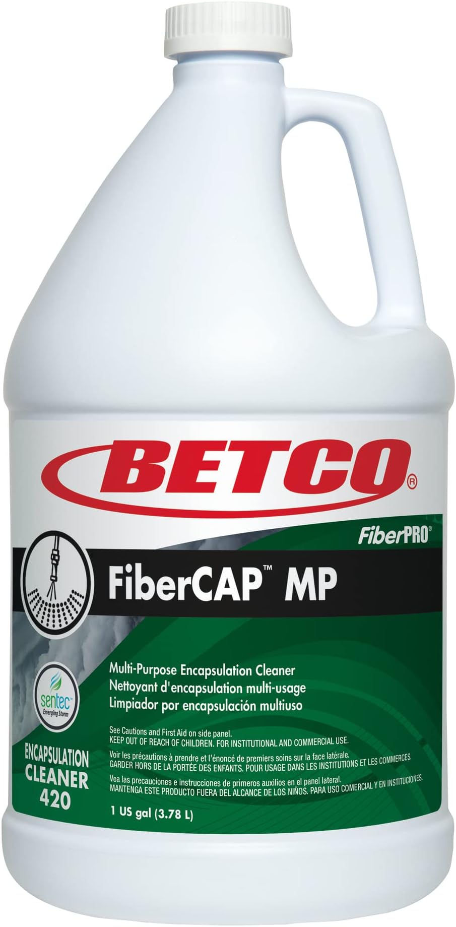 Betco® FiberCAP™ MP Carpet Cleaner, 128 Oz, Case Of 4