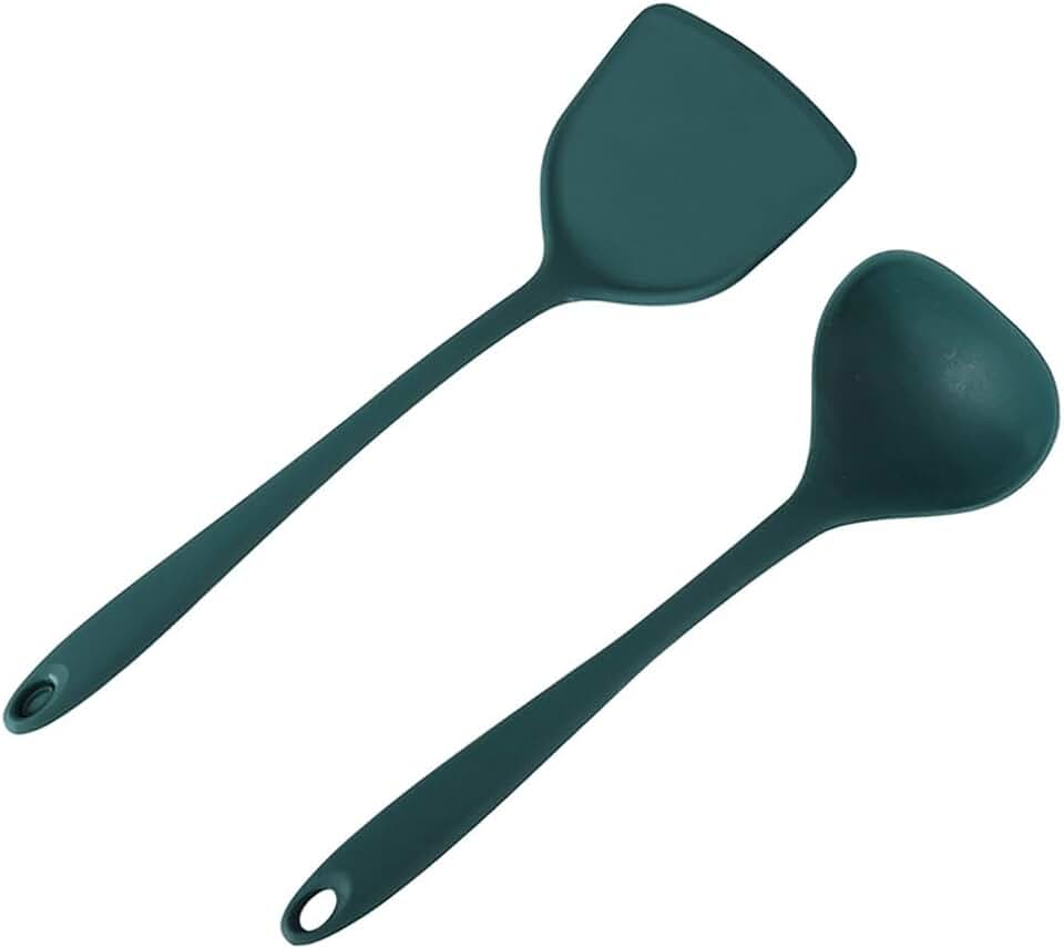 CSCDD Heat Resistant Silicone Cooking Utensil Set Soup Spoon Brush Ladle Non-stick Cookware Kitchen Tools