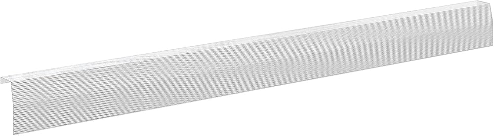Baseboarders Premium Series 7 ft Galvanized Steel Slip-On Baseboard Heater Cover Replacement, White | Easy Installation for Hydronic (Water) Home Heating Systems