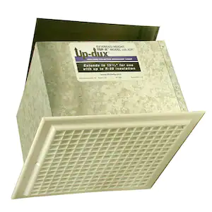 DIAL Up-Dux Extended Height 14 in. x 15-1/2 in. Evaporative Cooler Ceiling Vent