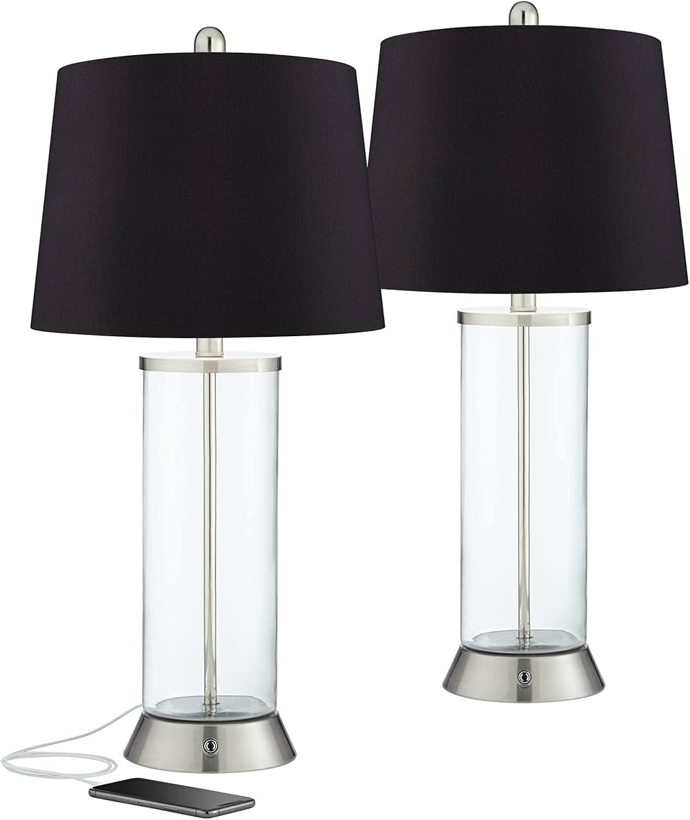 360 Lighting Watkin Modern Table Lamps 27 1/2