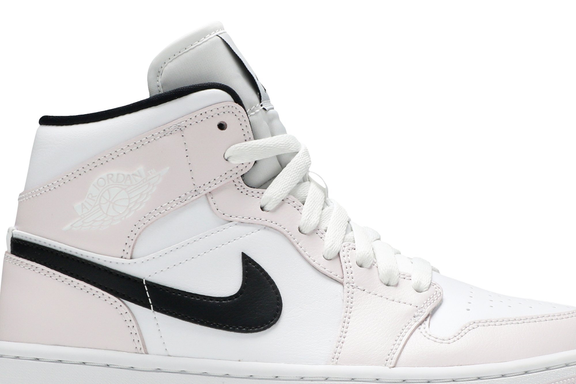 Wmns Air Jordan 1 Mid 'Barely Rose' BQ6472-500