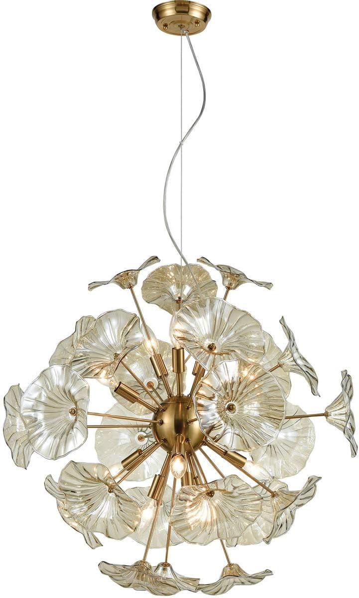 68146/12 Pendant Light, Satin Brass