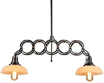 -Lamp Chandeliers Loft Industrial Wind Teleschandelier, Restaurant Retro Lamps Simple Creative Bar Chandelier