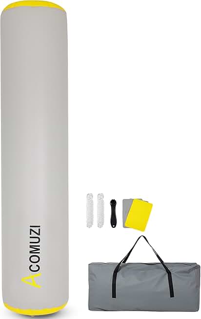 10 FT Boat Bumpers for Docking, Boat Fenders for Docking with 2 Ropes, Dock Bumpers for Docking Large Boat Bumpers for Yacht Fishing Boat Pontoon Boat