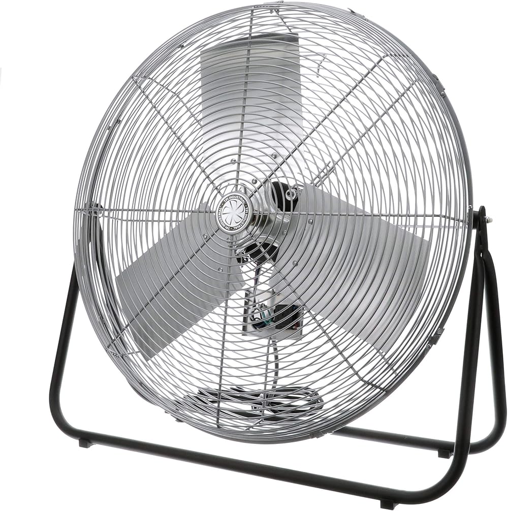 Corporation F24-TE Industrial Workstation Floor Fan, Single Phase, 24