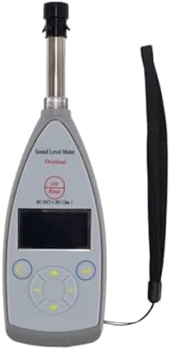 Class 1 Sound Level Meter Multifunctional Noise Measurement with Integrating Function 10 Hz-20 kHz 25dB(A)-140dB(A) 8000 Groups Data Storage AC DC USB RS232 Output