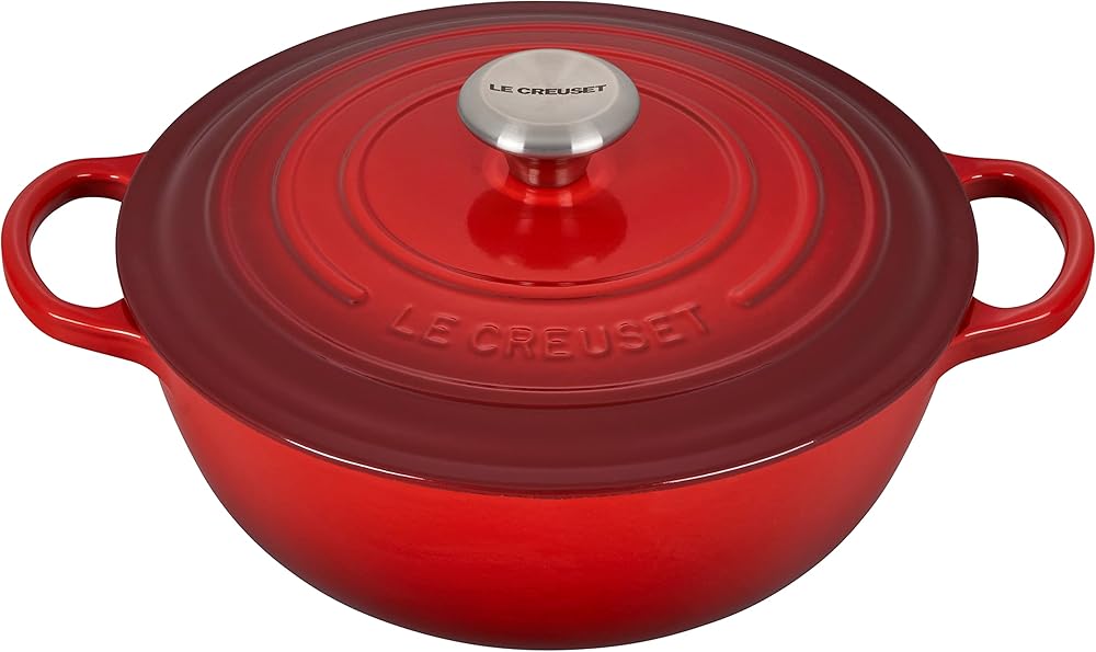 Le Creuset Signature Cast Iron Chef's Oven, 7.5qt, Cerise