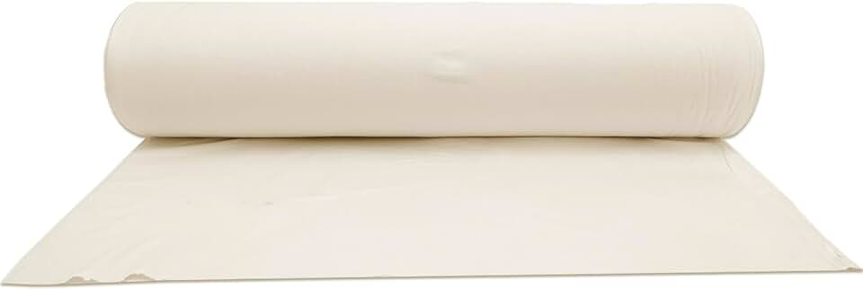 100% Cotton Birdseye Fabric, Unbleached Natural Ivory Color, 45 Inches Wide, Soft, Absorbent, Durable, Great for Diapers, Cloth Bags, Sheets & More. 4.6 Ounces Per Square Yard, 200 Yard Rolls