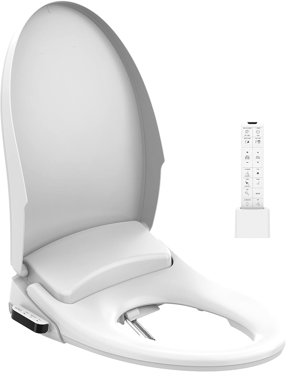 Living Star 7900 Elongated Bidet Seat with Remote - Tankless Bidet, Turbo Wash, Auto Wash, Instant Warm Water Bidet, Maximizing Your Convenience and Hygiene via your fingertips