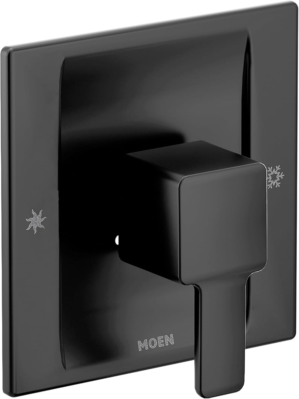 Moen TS2711BL 90 Degree Posi-Temp Tub and Shower Trim Kit Valve, Required, Matte Black