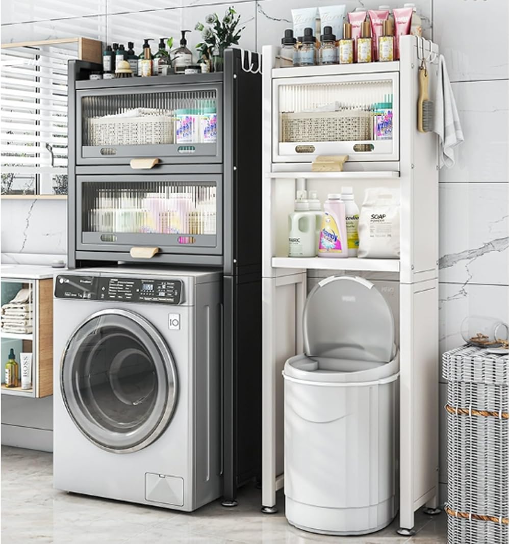 Over the toilet storage cabinet towel storage racks for bathroom bathroom shelves over toilet bathroom counter organizer with drawers kitchen storage cabinets pantry for bathroom balconies ( Color : B