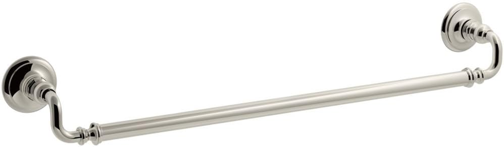 KOHLER K-72568-SN Artifacts 24 In.-Towel bar, Vibrant Polished Nickel