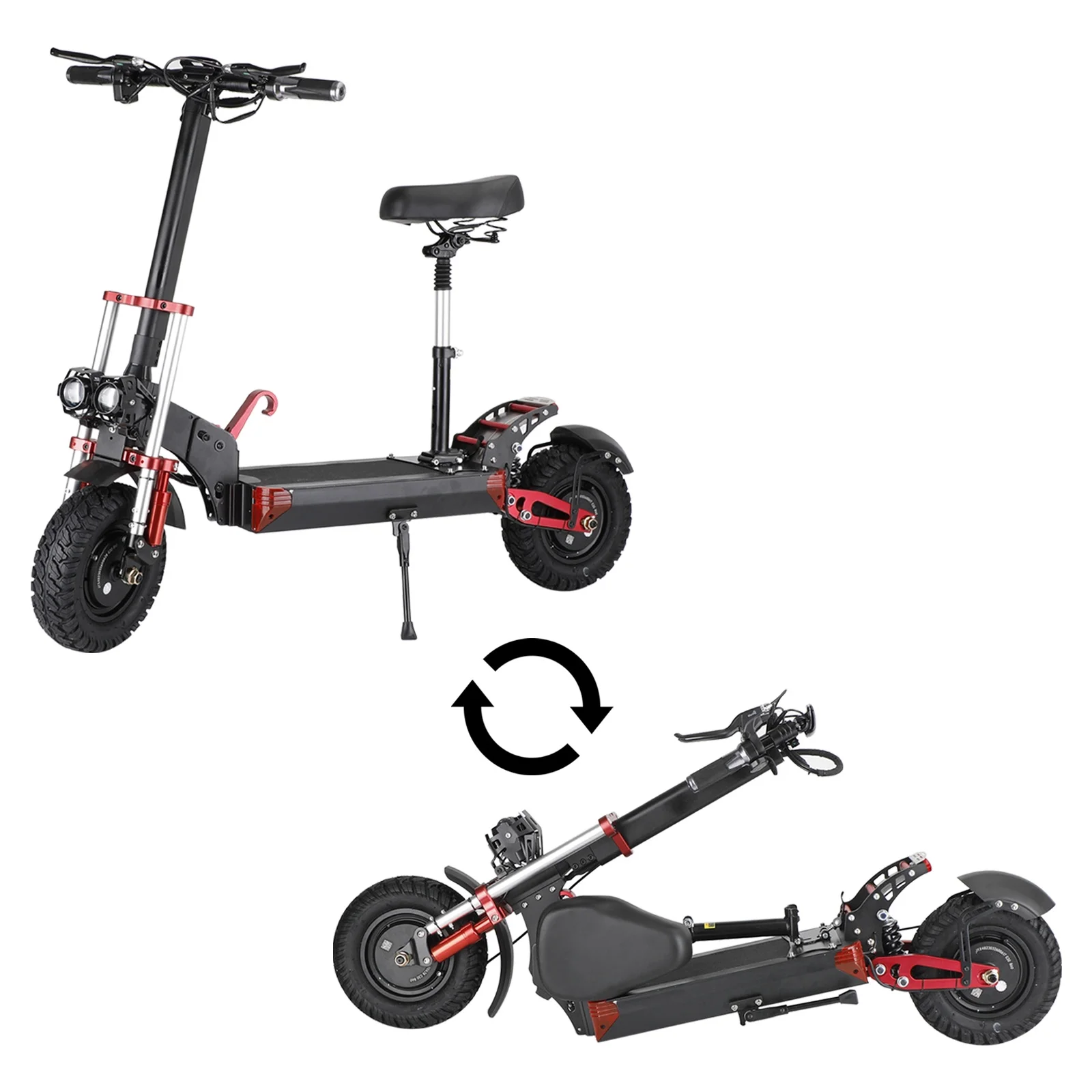 2000W 21ah Off-Road Electric Scooter With Large Display & 12