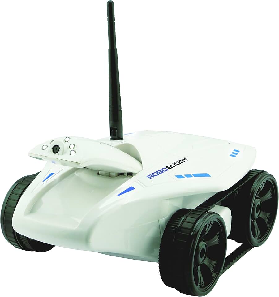 Robobuddy Wireless Remote Control Vehicle, White