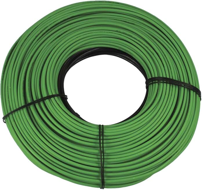 WarmlyYours WHCA-240-0086 Electric Radiant Heating, Deicing, Removal System, 85 Snow Melt Cable, 240V, 85.5 ft. (21.4 sq. ft.), Green