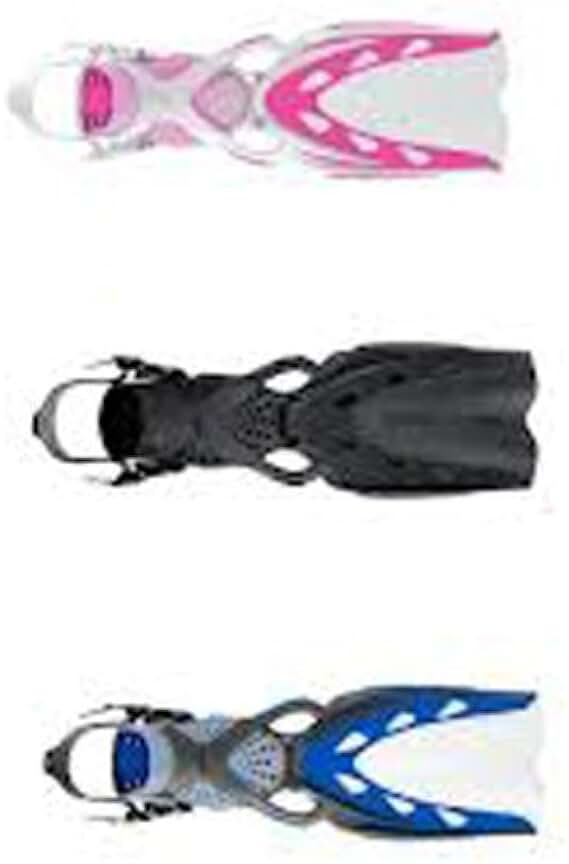 Mares X-Stream Open Heel Scuba Diving Efficient Fins (Blue/Black, Medium/Regular(M 9-11/W 10+))