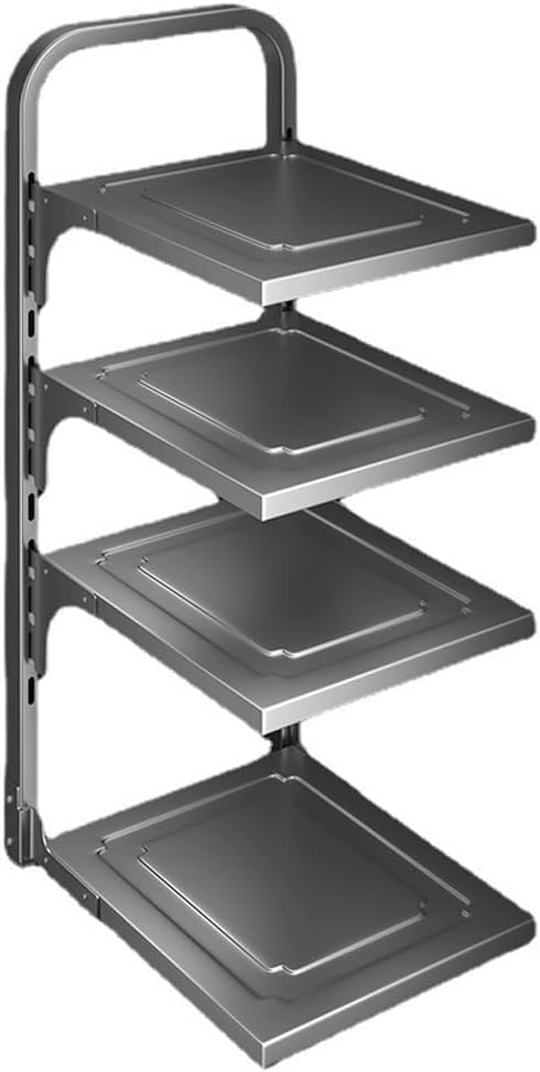 Multi Layer Storage Rack in Kitchen Multifunctional Cabinet Sink Layered Pot Rack Storage Rack, 26.5*21.9*52cm