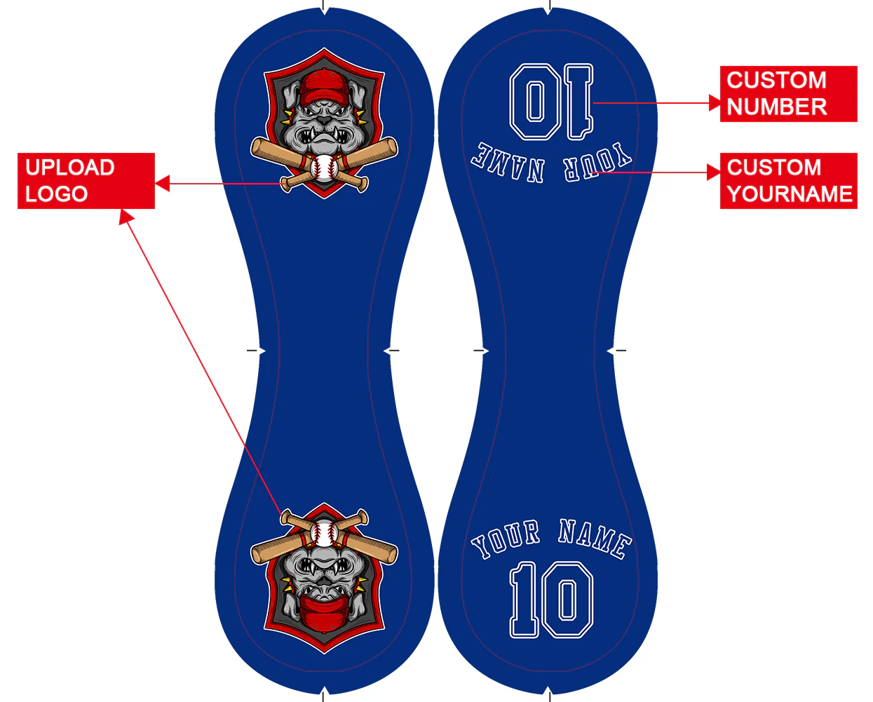 Personalized Royal Leather Royal Authentic Baseballs