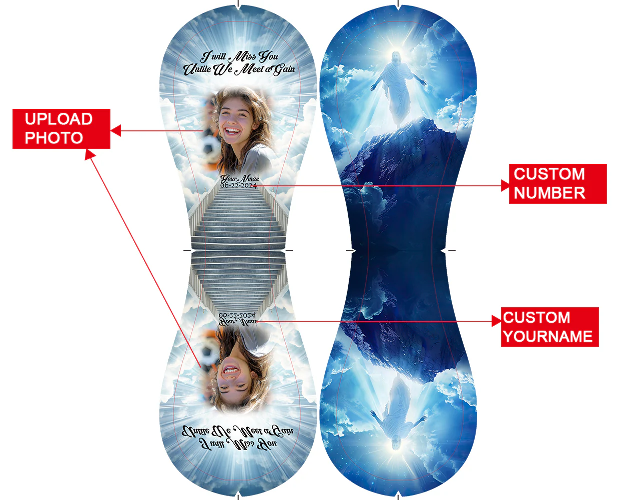 Personalized Memorial Photo Baseballs