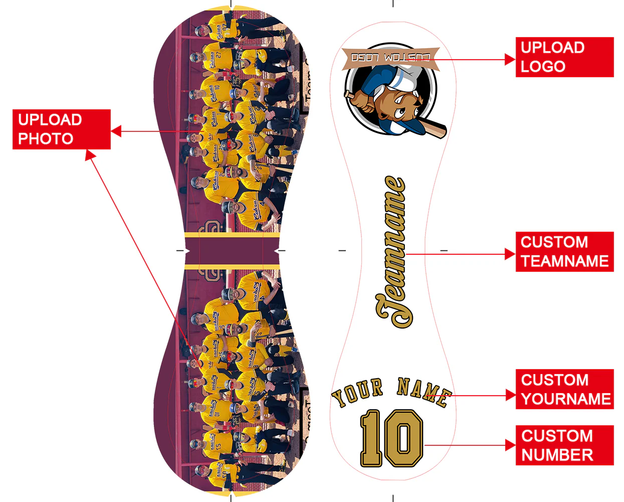 Personalized White Leather Old Gold Varsity Team Authentic Baseballs