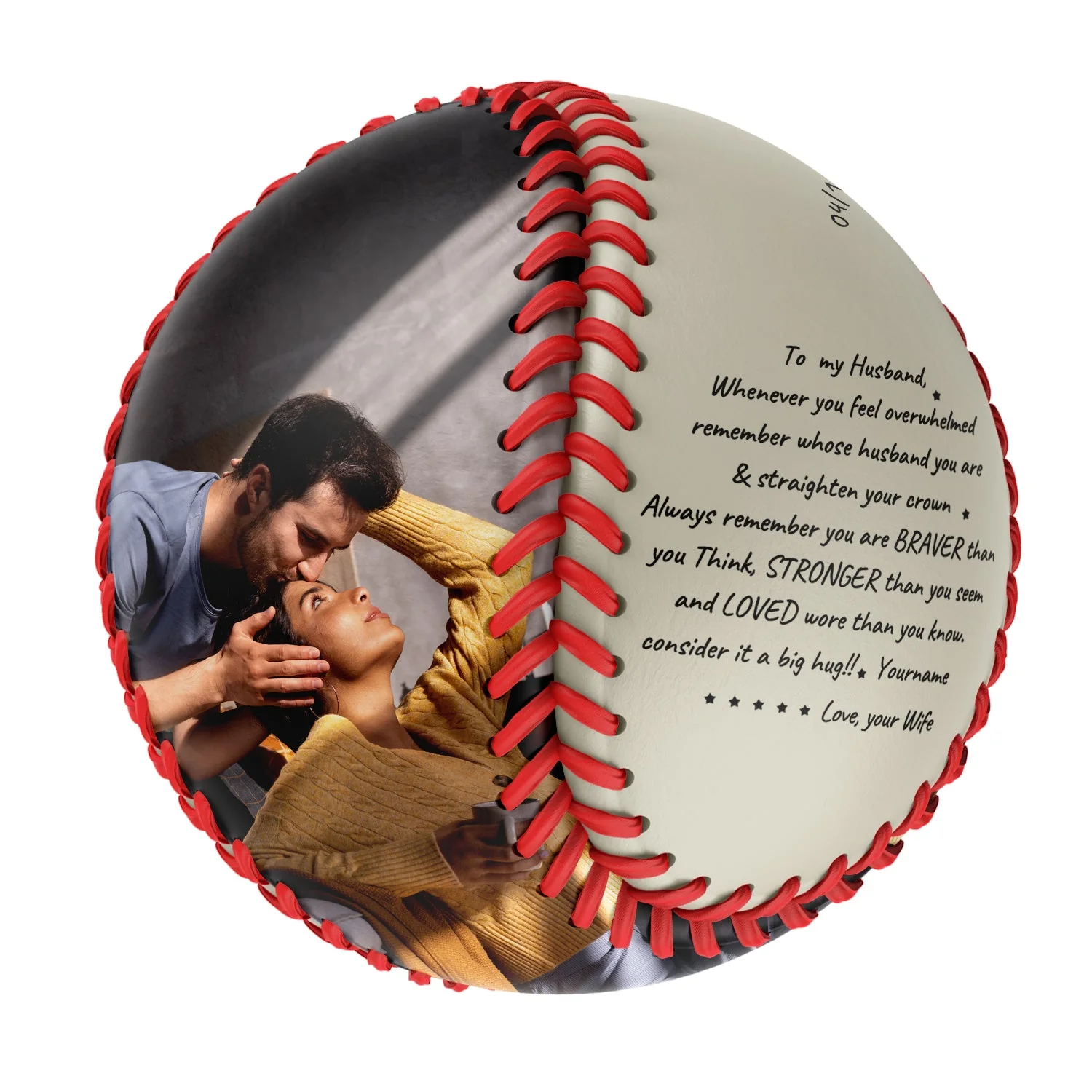 Personalized To My Husband Name Baseballs