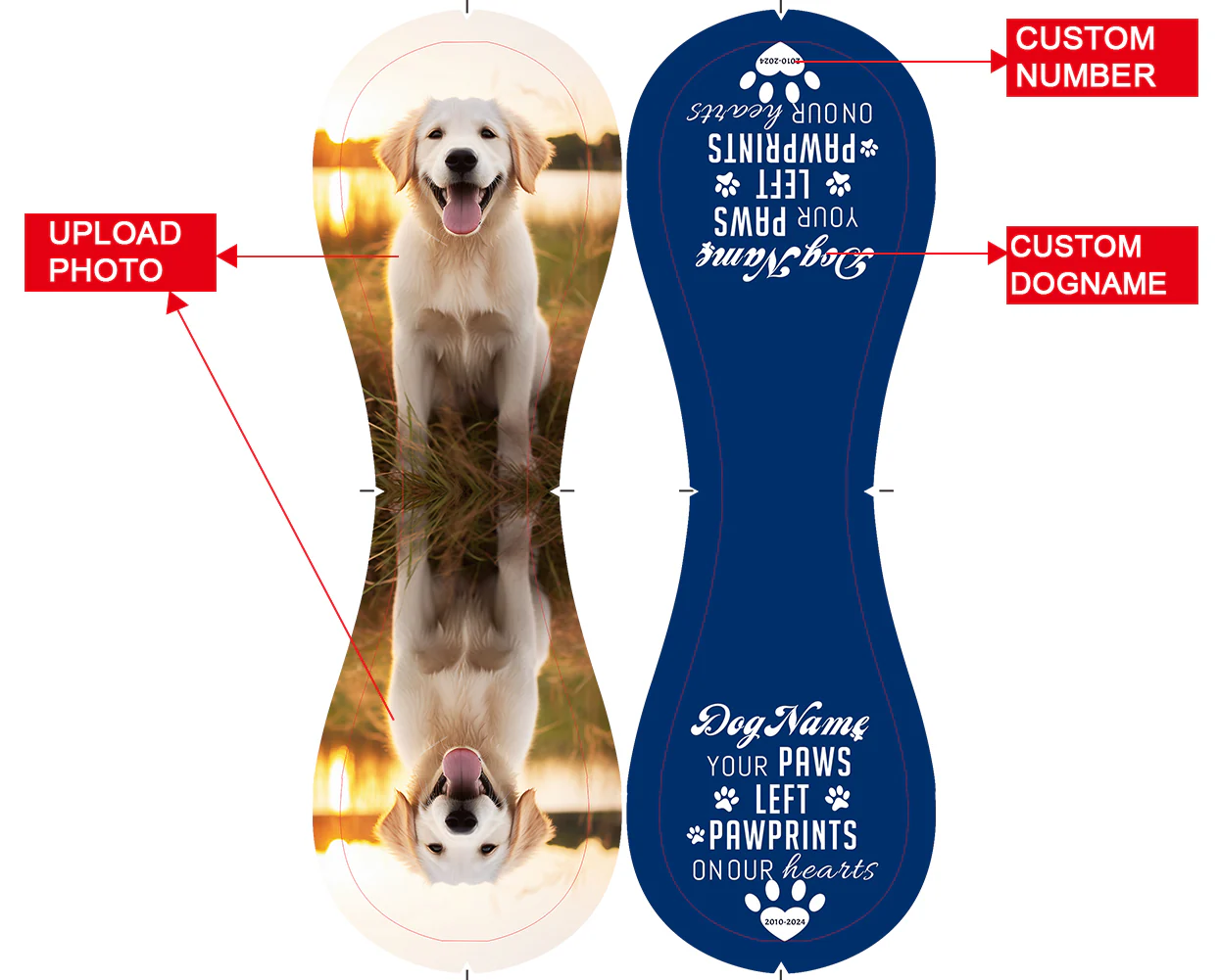 Personalized Royal Dog Pet Memorial Photo Baseballs