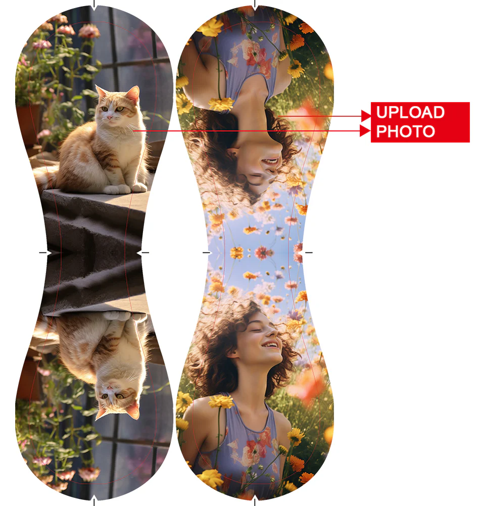 Personalized Pet Cat and Owner Photo Baseballs