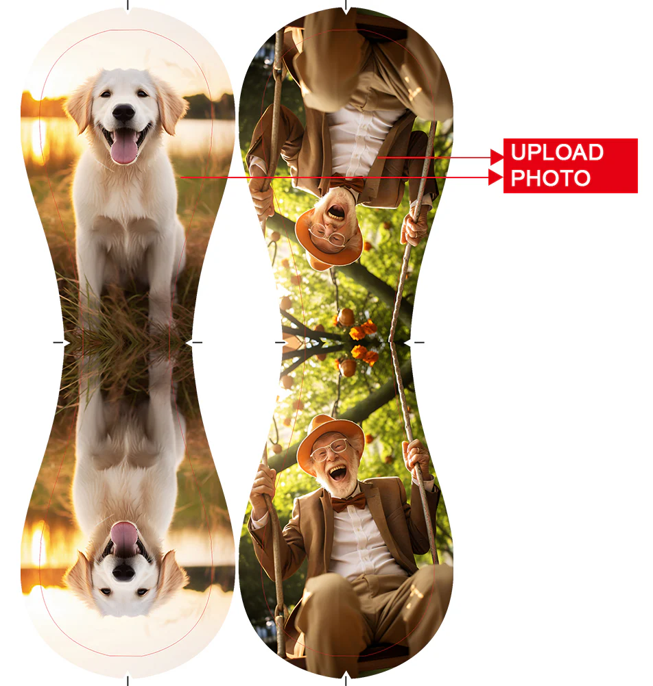 Personalized Pet Dog and Owner Photo Baseballs