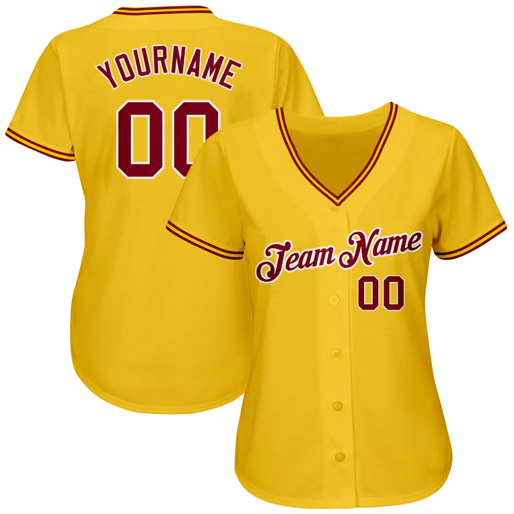 Custom Gold Navy-Light Blue Authentic Baseball Jersey