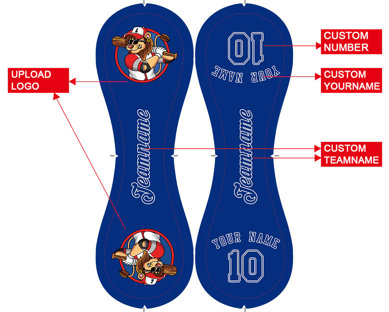 Personalized Royal Leather Royal Authentic Baseballs