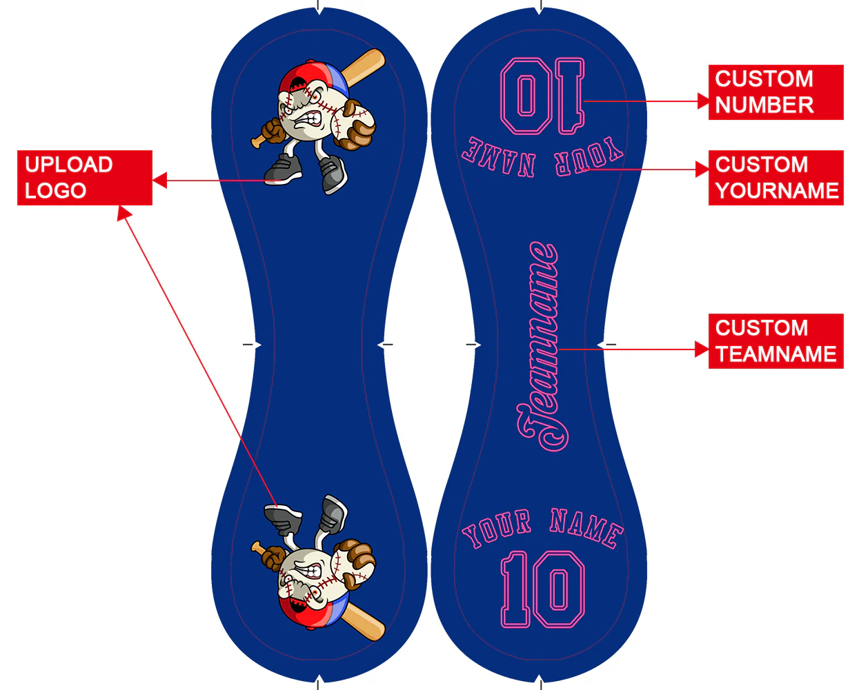 Personalized Royal Leather Royal Authentic Baseballs