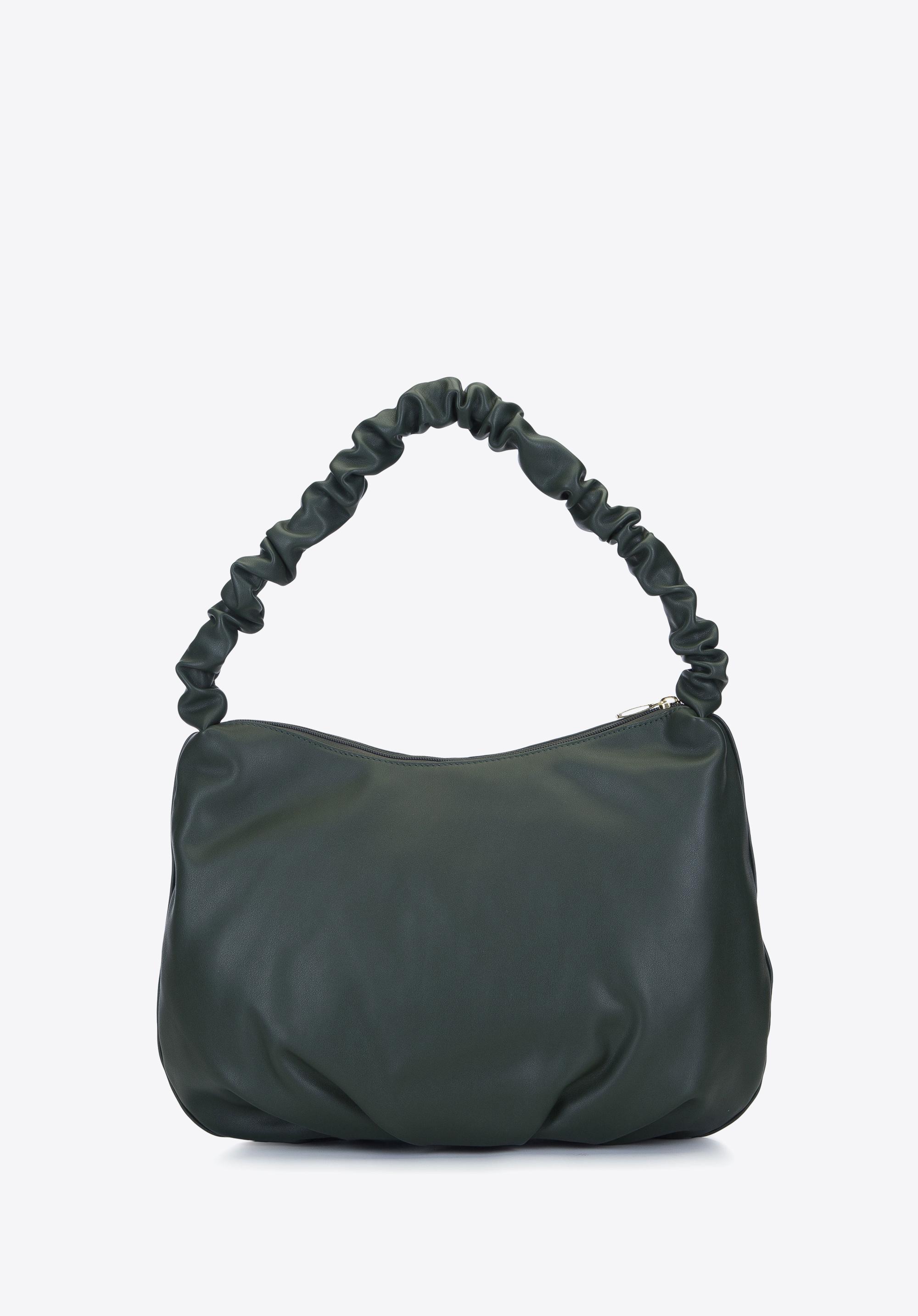 Torebka baguette z marszczonym uchem