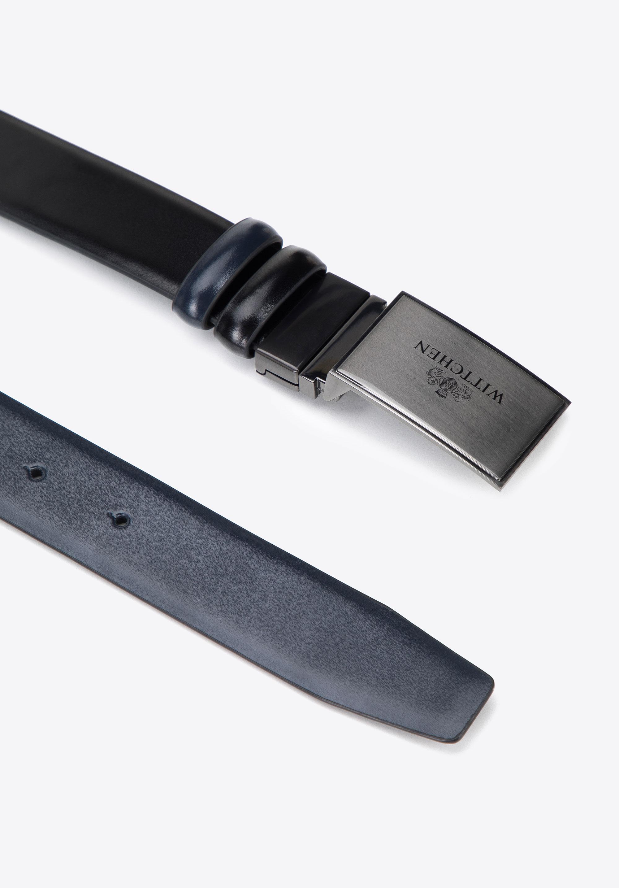 Męski pasek skórzany dwustronny