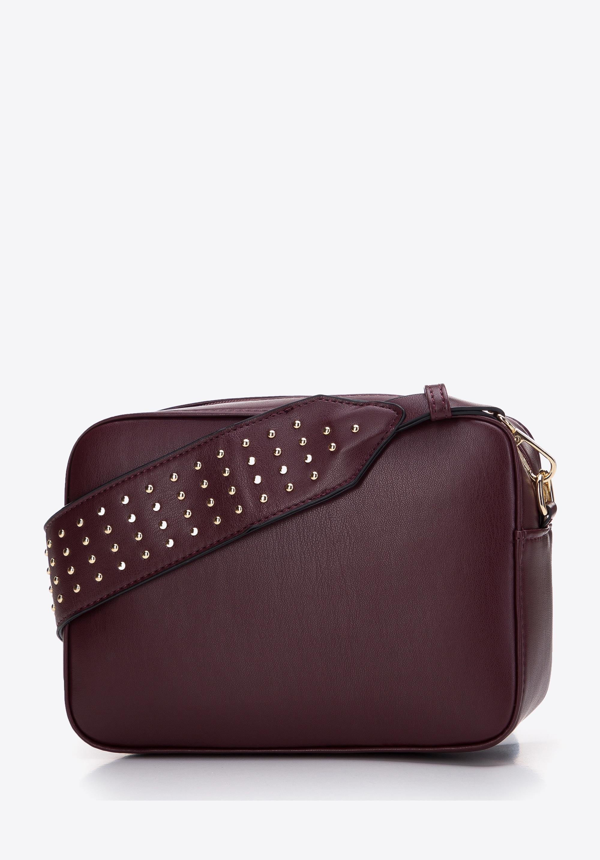 Damska listonoszka pudełkowa z nitami