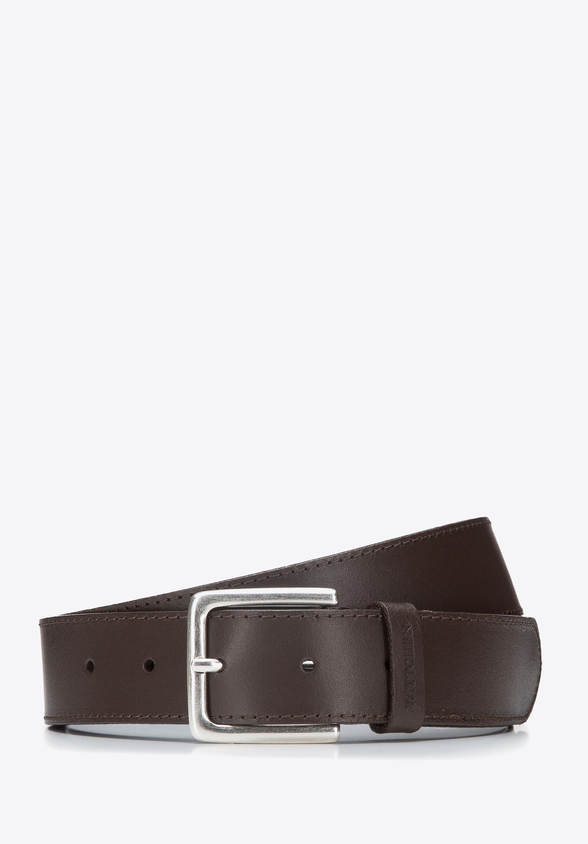 Męski pasek skórzany szeroki klasyczny