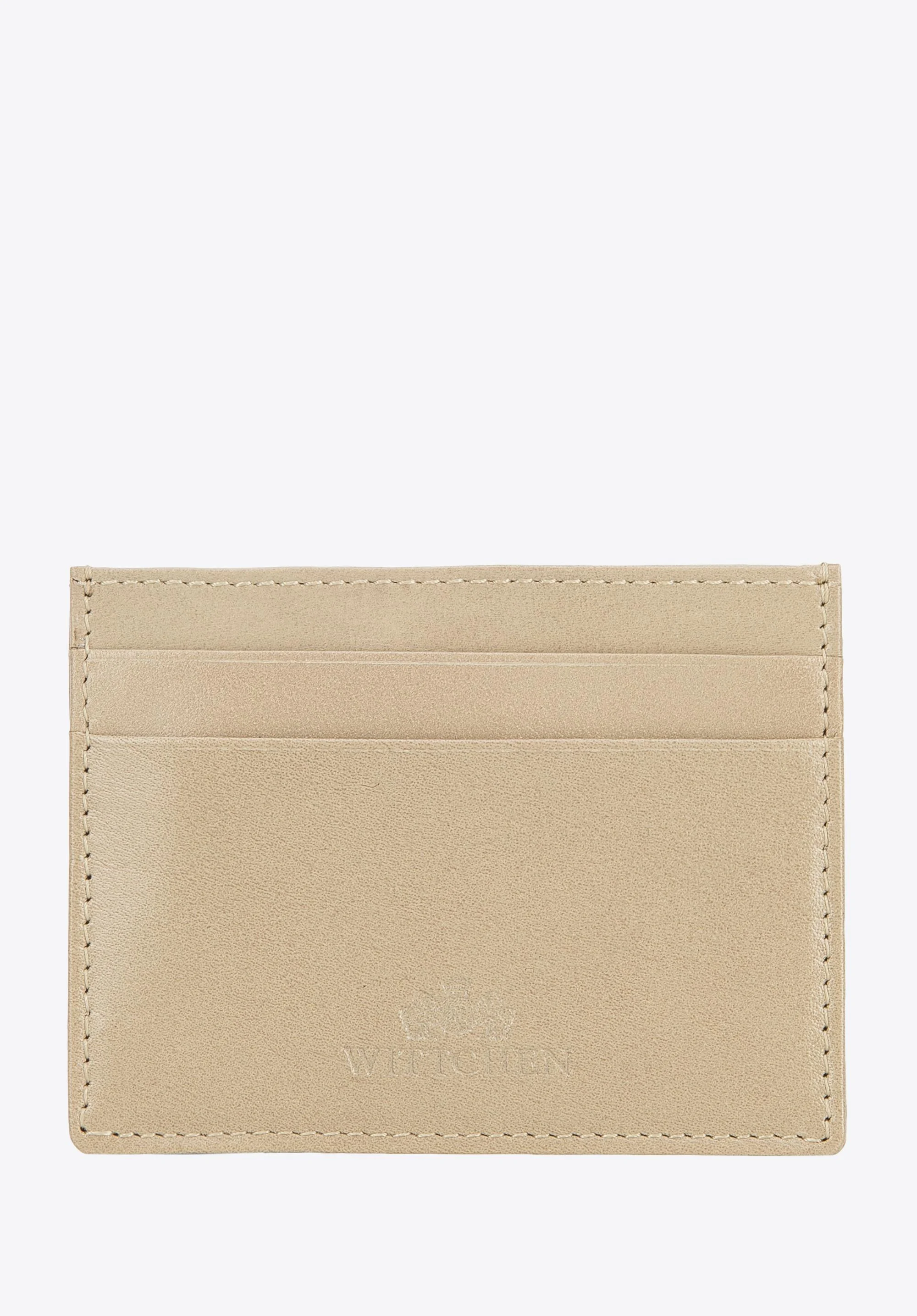 Etui na karty kredytowe z gładkiej skóry