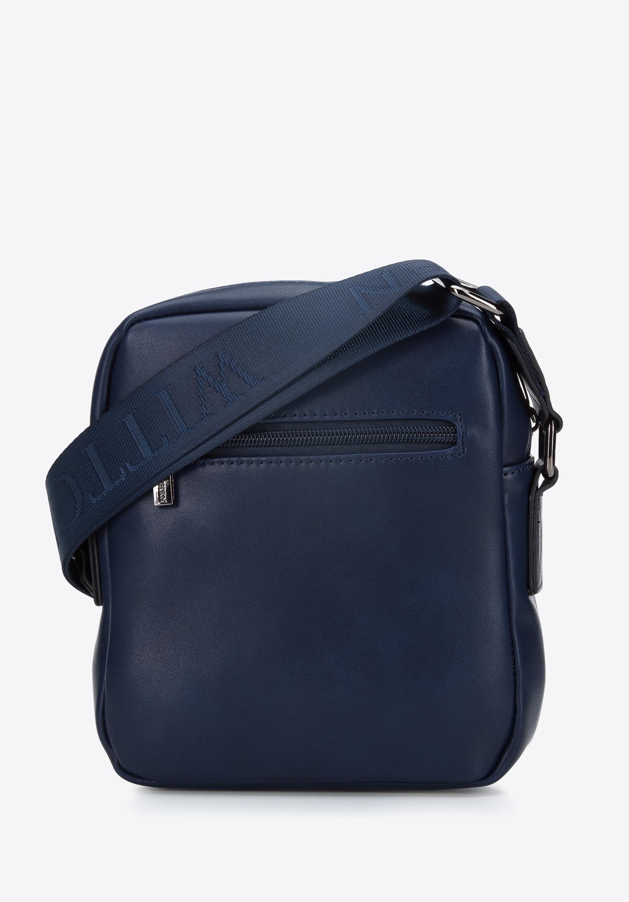 Męska listonoszka z kolorowym akcentem mała