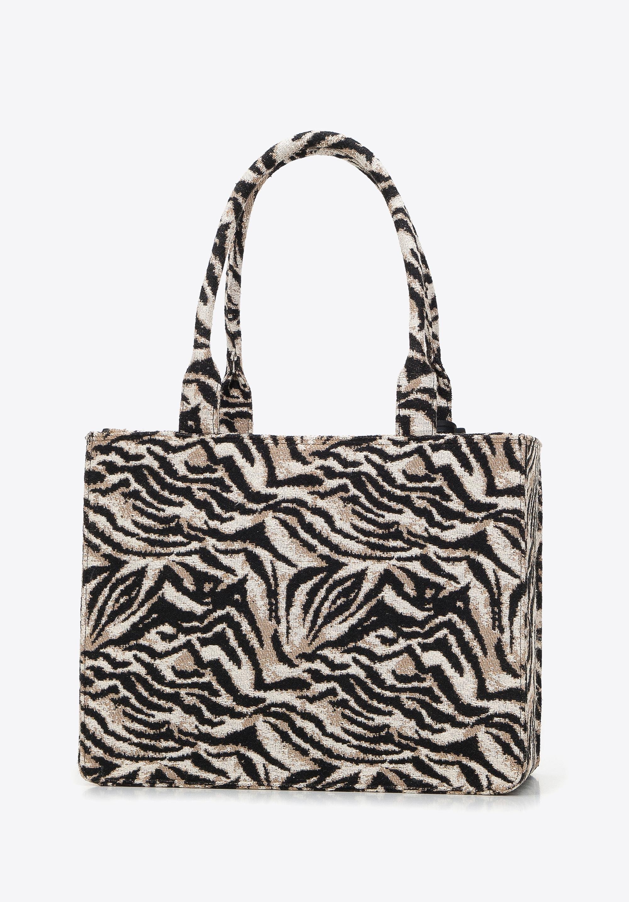 Torebka shopperka w zwierzęcy wzór