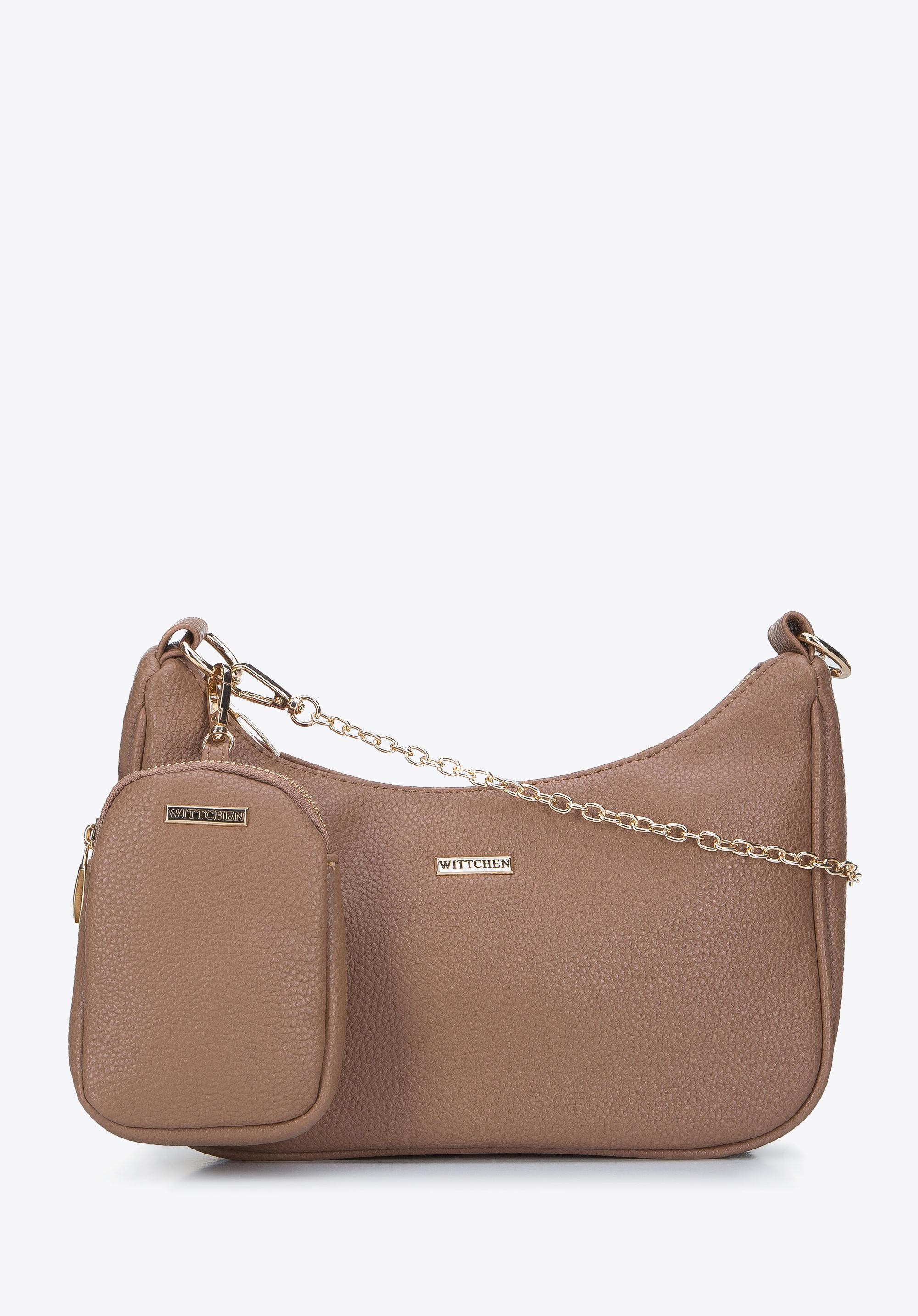 Torebka rogal z dopinaną saszetką