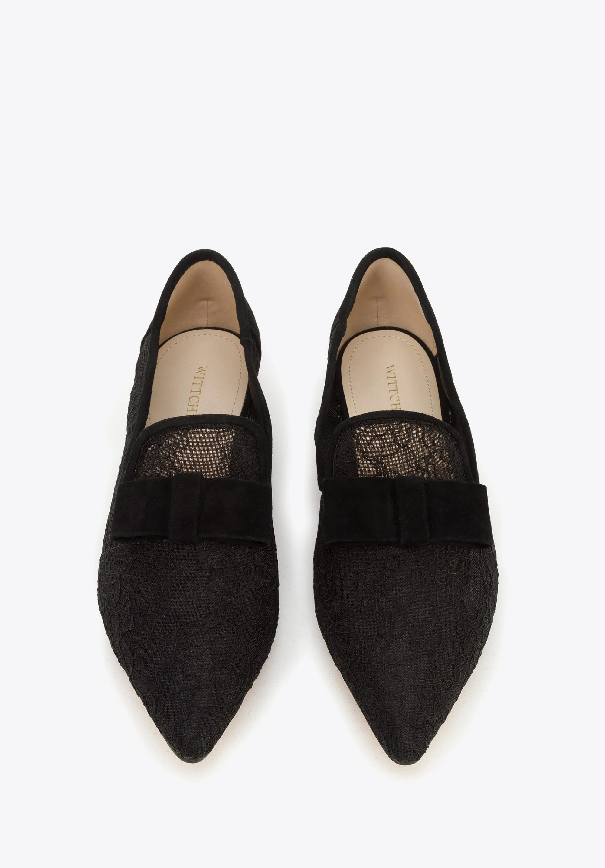 Damskie lordsy transparentne na niskim obcasie