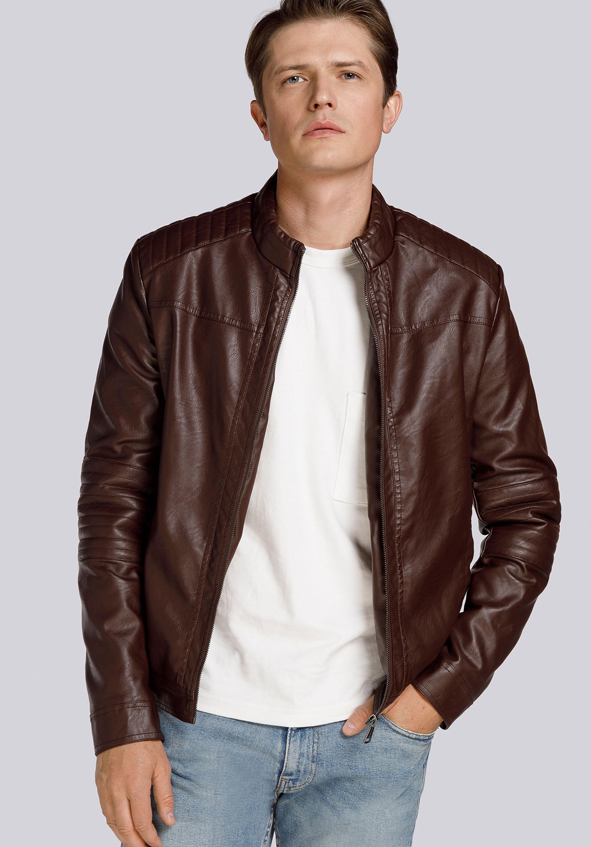 Męska kurtka z pikowaniem ocieplana